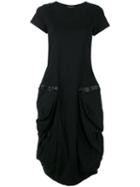 Rundholz Ballon Dress, Women's, Size: Xs, Black, Cotton/linen/flax/viscose/spandex/elastane