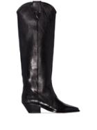 Isabel Marant Knee-high Cowboy Boots - Black