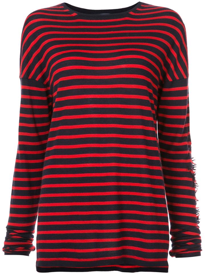Barrie Striped Jumper - Blue