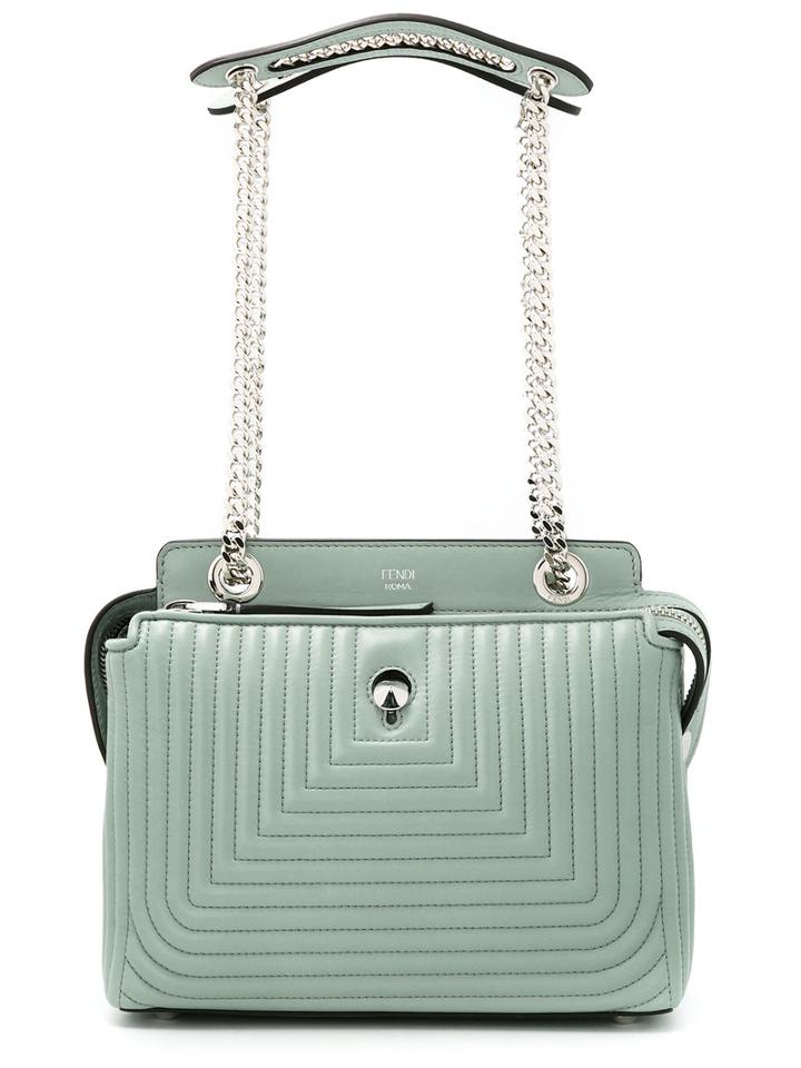 Fendi - Dotcom Click Shoulder Bag - Women - Calf Leather - One Size, Blue, Calf Leather