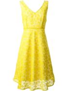 P.a.r.o.s.h. Pansy Dress, Women's, Yellow/orange, Cotton/polyamide/polyester