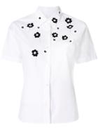 Jimi Roos Flower Appliqué Shirt - White