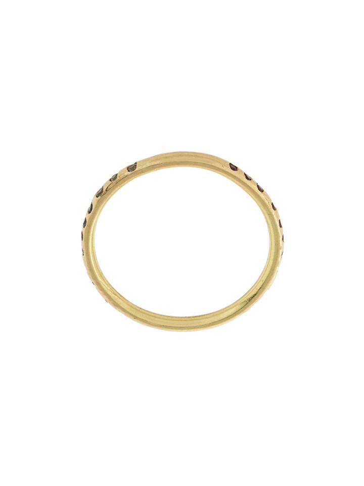 Lara Melchior Diamond Band Ring - Metallic