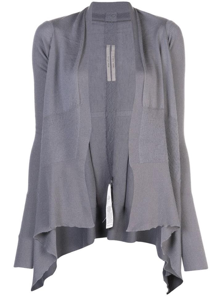 Rick Owens Medium Wrap Cardigan - Blue