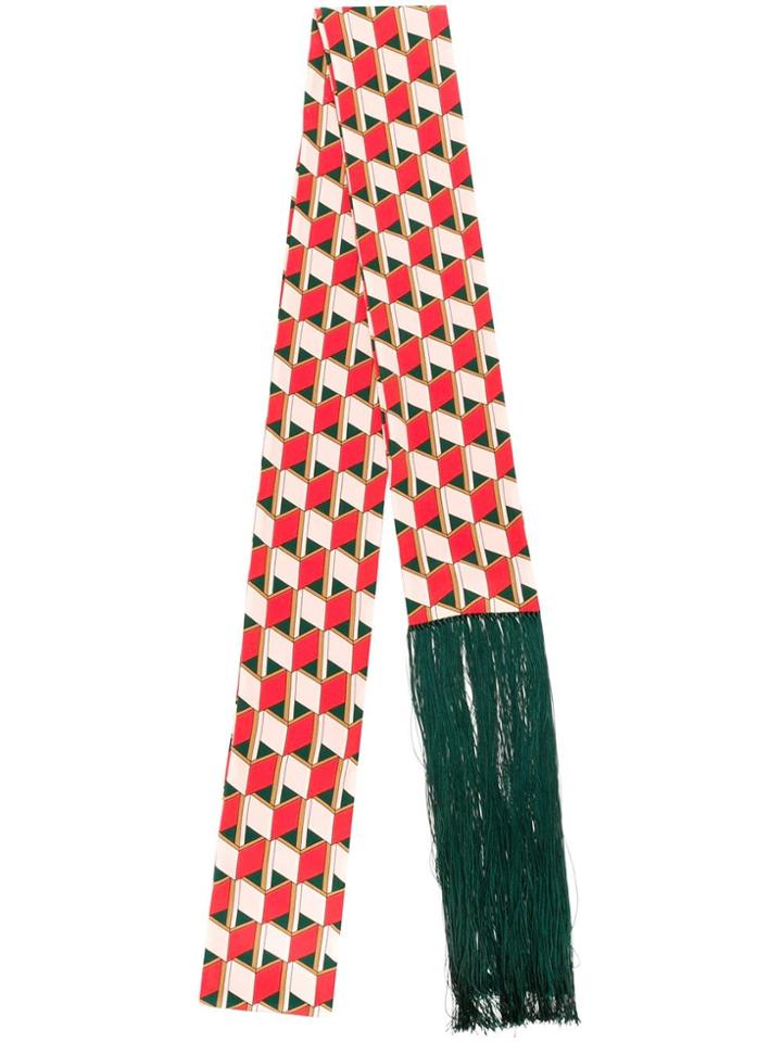 Gucci Geometric Print Scarf - Pink