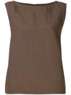 Ballsey Boxy Vest - Brown