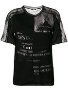 Mcq Alexander Mcqueen Cut Up Lace Top - Black