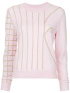 Onefifteen Embroidered Sweater - Pink
