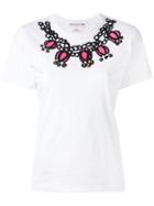 Comme Des Garçons Girl - Pink Necklace Print T-shirt - Women - Cotton - L, White, Cotton