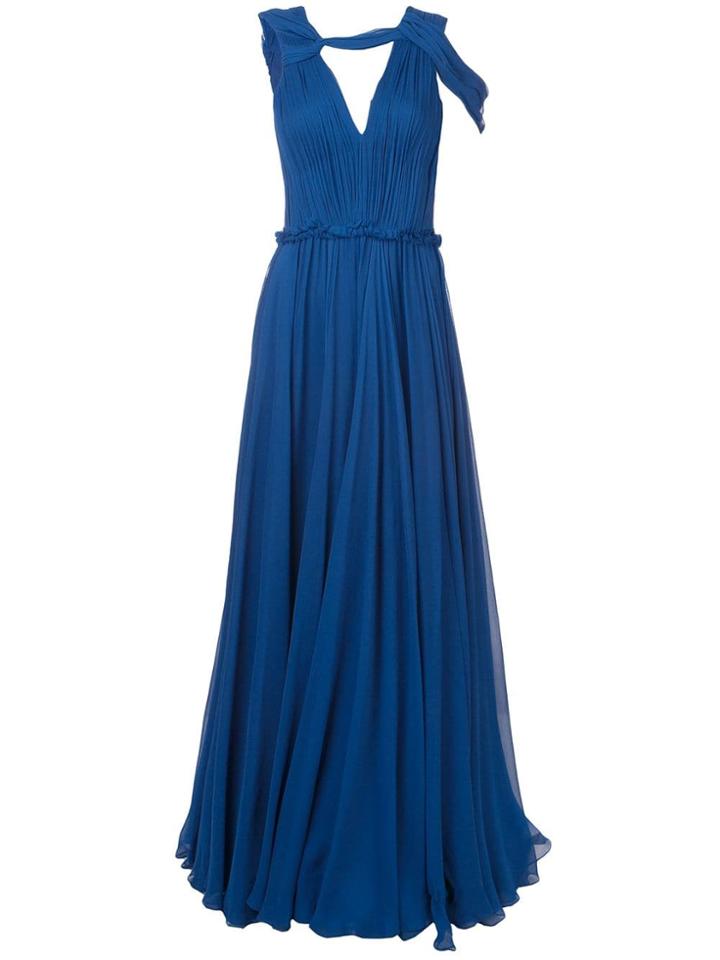 Jason Wu Collection Sleeveless Chiffon Gown - Blue