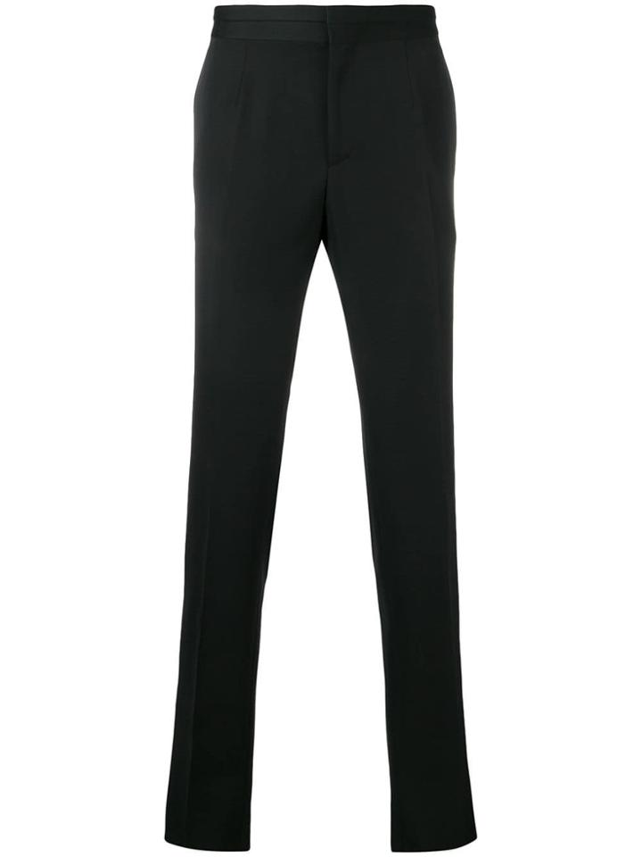 Versace Tailored Tapered Trousers - Black