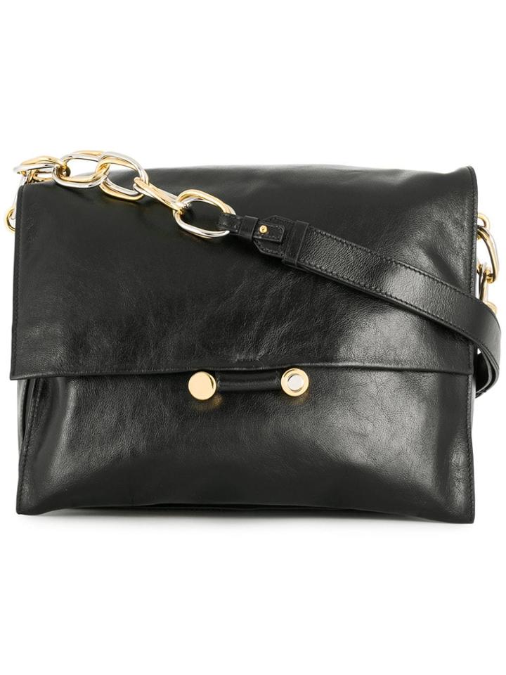 Marni Caddy Shoulder Bag Large - Black