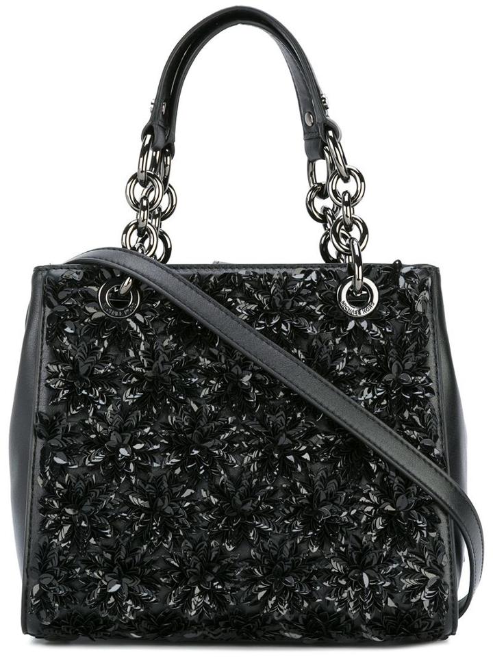 Michael Michael Kors Small 'flora Burst' Satchel, Women's, Black