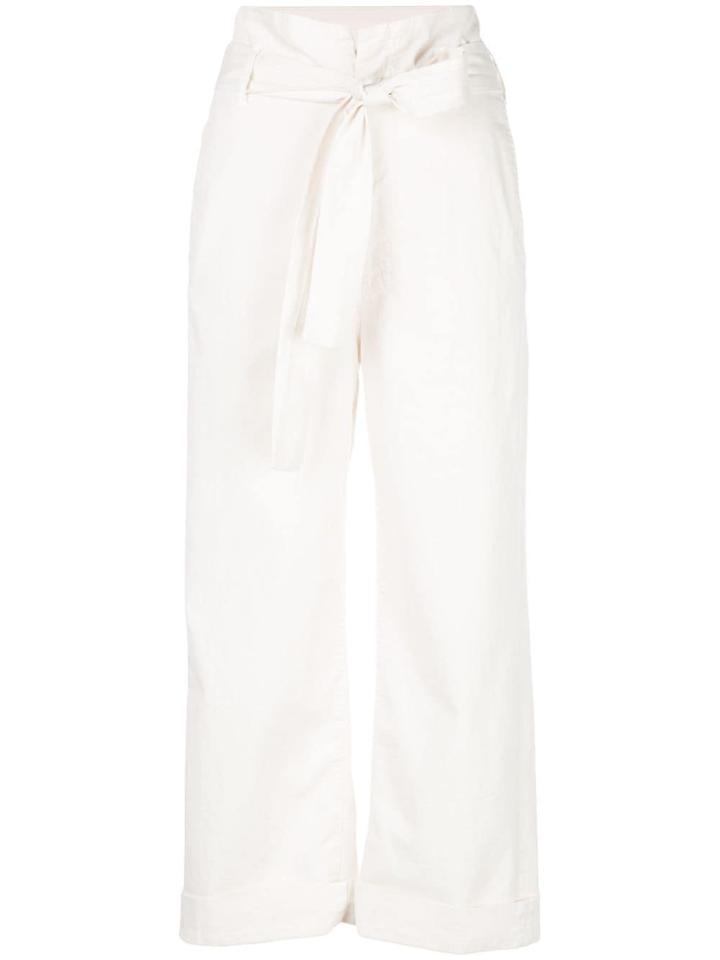 Mother The Greaser Cropped Trousers - White