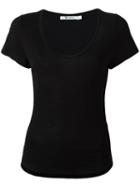 T By Alexander Wang V-neck T-shirt, Women's, Size: Xs, Rayon