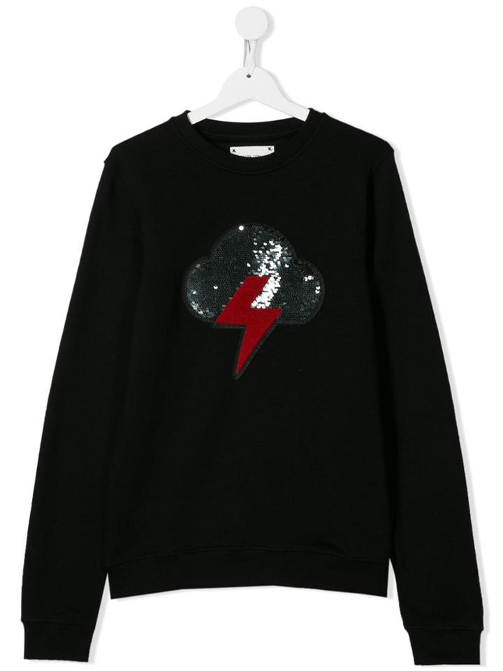 Alberta Ferretti Kids Printed Sweater - Black