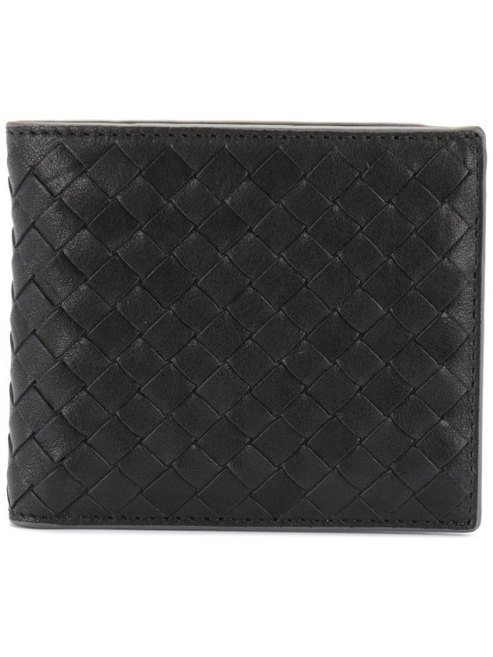 Bottega Veneta Intrecciato Billfold Wallet - Black