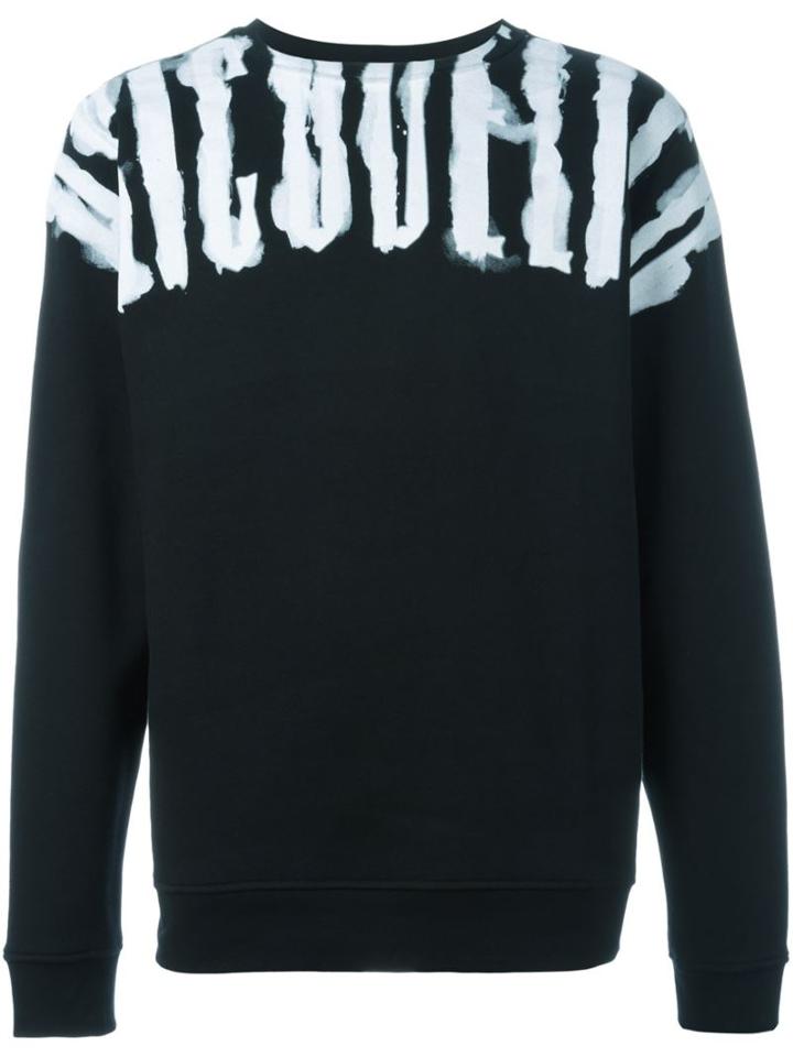 Marcelo Burlon County Of Milan 'chachani' Sweatshirt, Men's, Size: Small, Black, Cotton