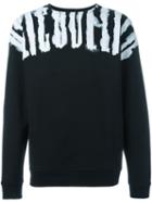 Marcelo Burlon County Of Milan 'chachani' Sweatshirt, Men's, Size: Small, Black, Cotton