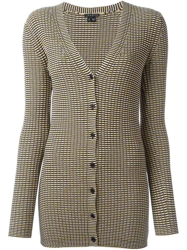 Theory Long Cardigan, Women's, Size: Medium, Nude/neutrals, Polyester/viscose