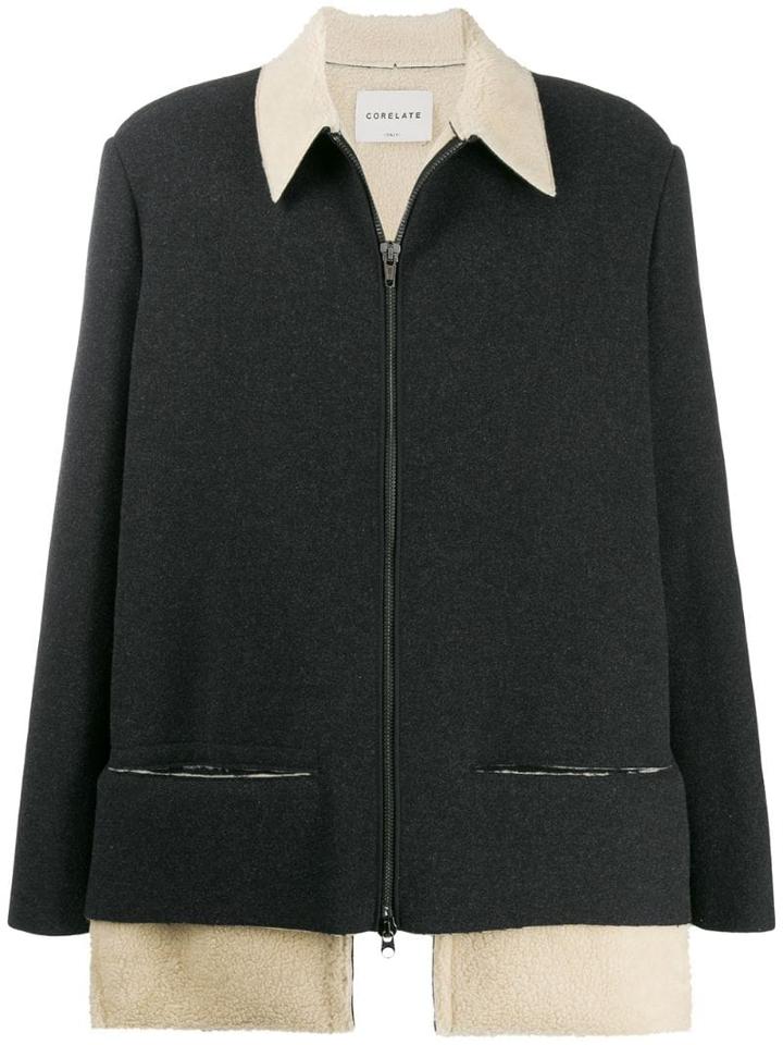 Corelate Boxy Fit Jacket - Grey