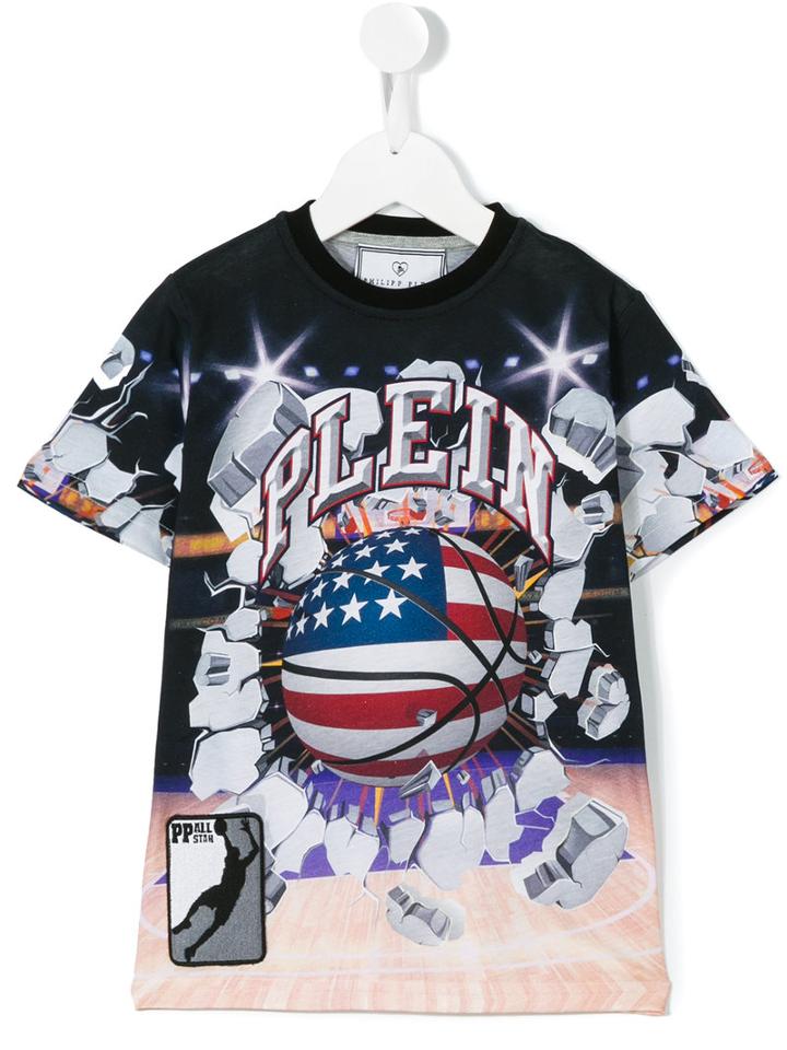 Philipp Plein Kids - Printed T-shirt - Kids - Cotton - 6 Yrs