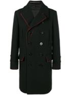 Givenchy - Double Breasted Coat - Men - Cotton/polyamide/cupro/other Fibers - 46, Black, Cotton/polyamide/cupro/other Fibers