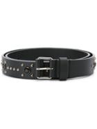 Givenchy Studded Embellished Belt, Men's, Size: 90, Black, Calf Leather
