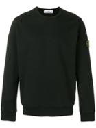 Stone Island Detachable Logo Sweatshirt - Black