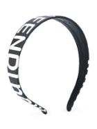 Fendi Kids - Printed Headband - Kids - Other Fibers - One Size, Black