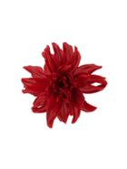 Erika Cavallini Large Flower Brooche - Red