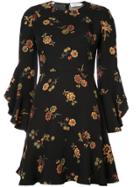 A.l.c. Floral Print Dress - Black