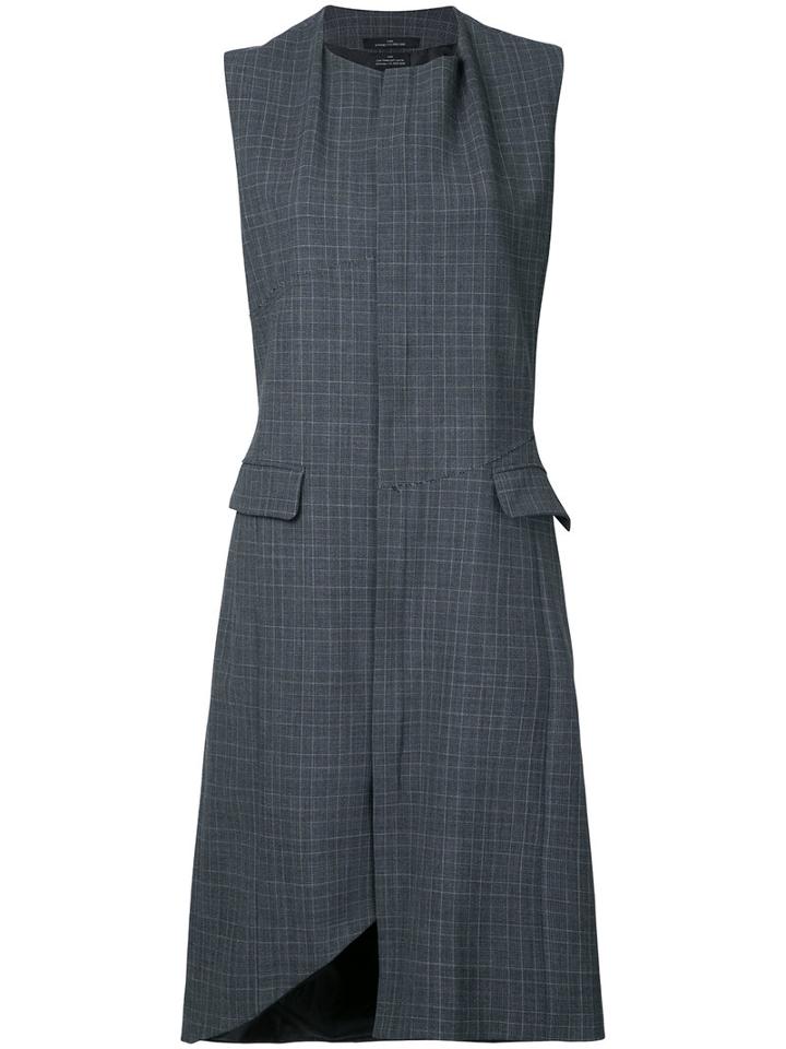 Rokh - Pinafore Dress - Women - Viscose - 34, Grey, Viscose