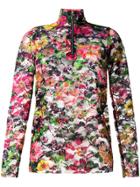 Marques'almeida Floral Print Lace Top - Multicolour