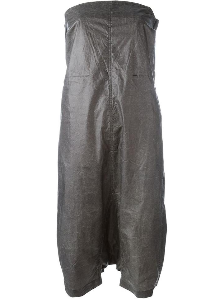 Rick Owens Drkshdw Strapless Playsuit