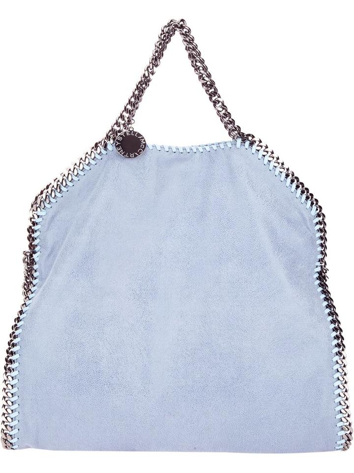 Stella Mccartney - 'falabella' Tote - Women - Artificial Leather - One Size, Blue, Artificial Leather
