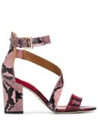 Paris Texas Block Heel Sandals - Pink