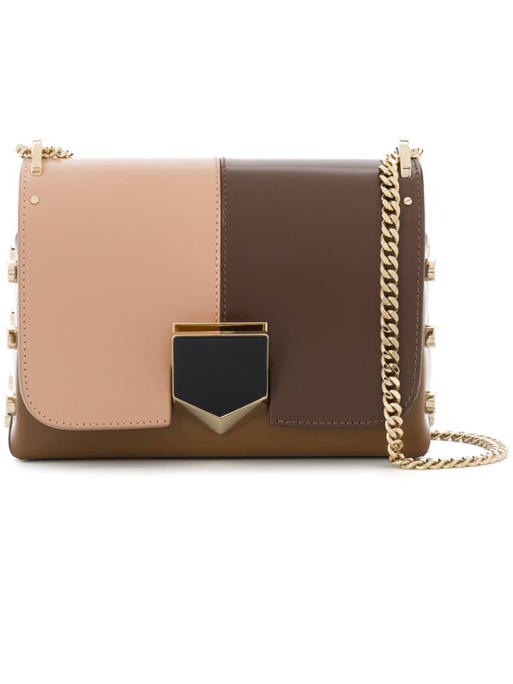 Jimmy Choo Lockett Petite Shoulder Bag - Nude & Neutrals