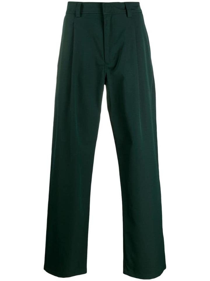 Acne Studios Wide-leg Tailored Trousers - Green