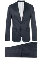 Tagliatore Checked Two-piece Suit - Grey