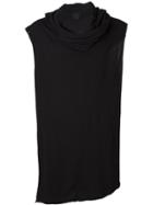 Lost & Found Ria Dunn Cowl Neck 'scarf' Tank Top, Men's, Size: Large, Black, Cotton