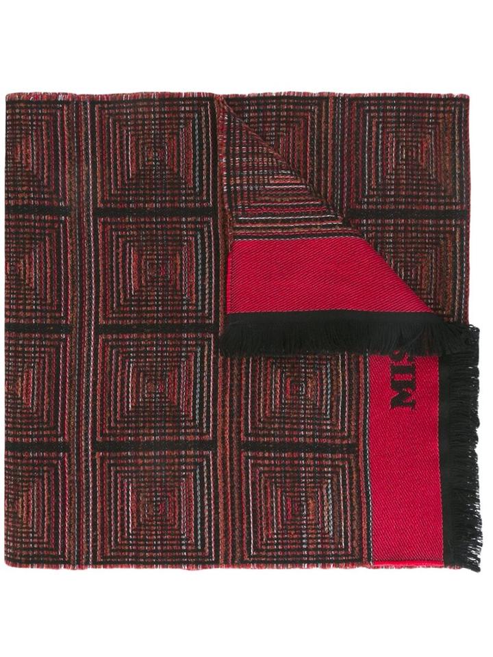 Missoni Geometric Jacquard Scarf, Men's, Acrylic/polyamide/mohair/wool