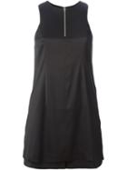 T By Alexander Wang Layered Playsuit, Women's, Size: 2, Black, Silk/spandex/elastane