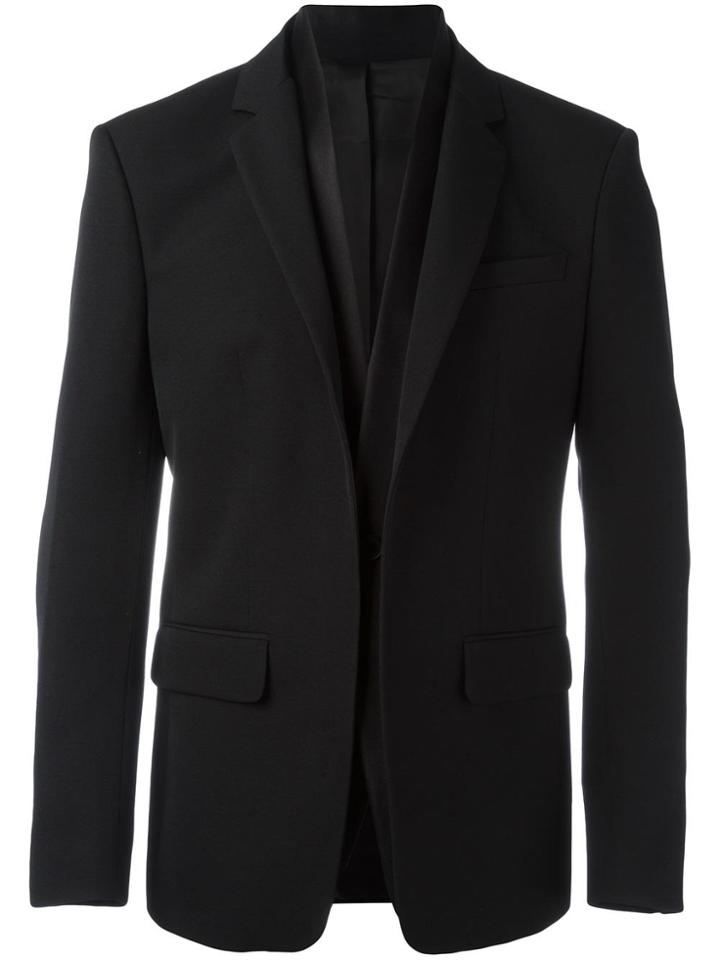 Givenchy Layered Lapel Blazer - Black