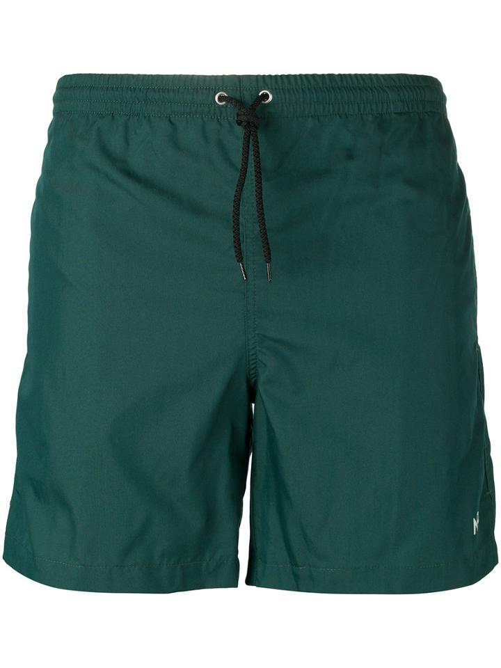 Mp Massimo Piombo Classic Swim Shorts, Men's, Size: Xl, Green, Cotton/polyester