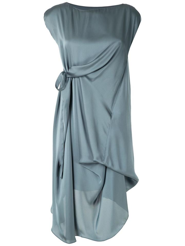 Uma Raquel Davidowicz Romulu Draped Dress - Blue