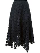 Marni 'runway Skirt In Dot Macramé' Asymmetric Skirt