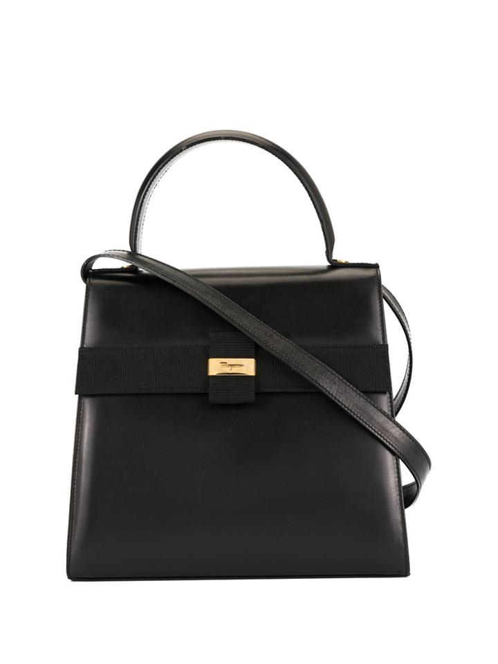 Salvatore Ferragamo Pre-owned Logo Shoulder Bag - Black