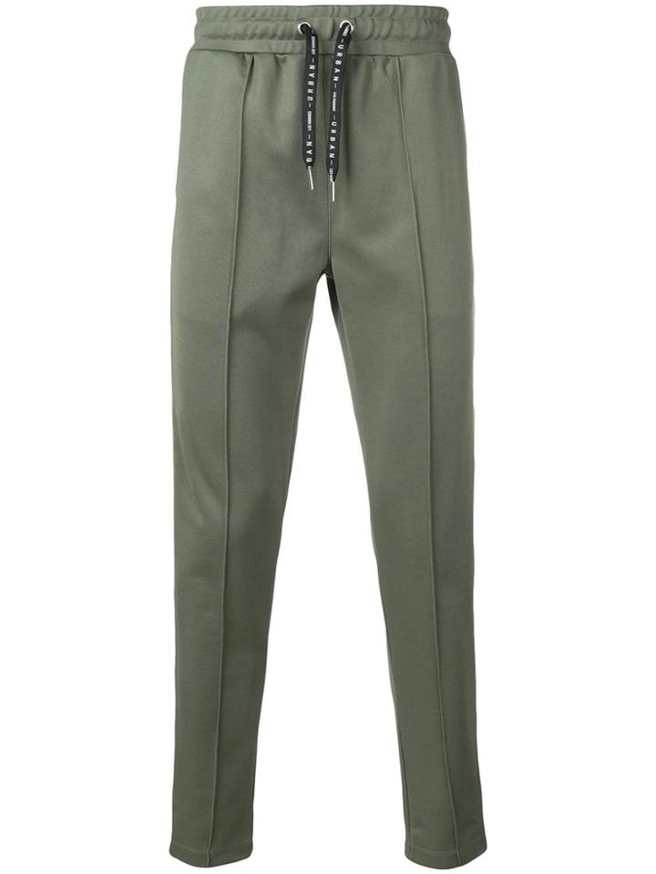 Les Hommes Urban Stripe Track Pants - Green