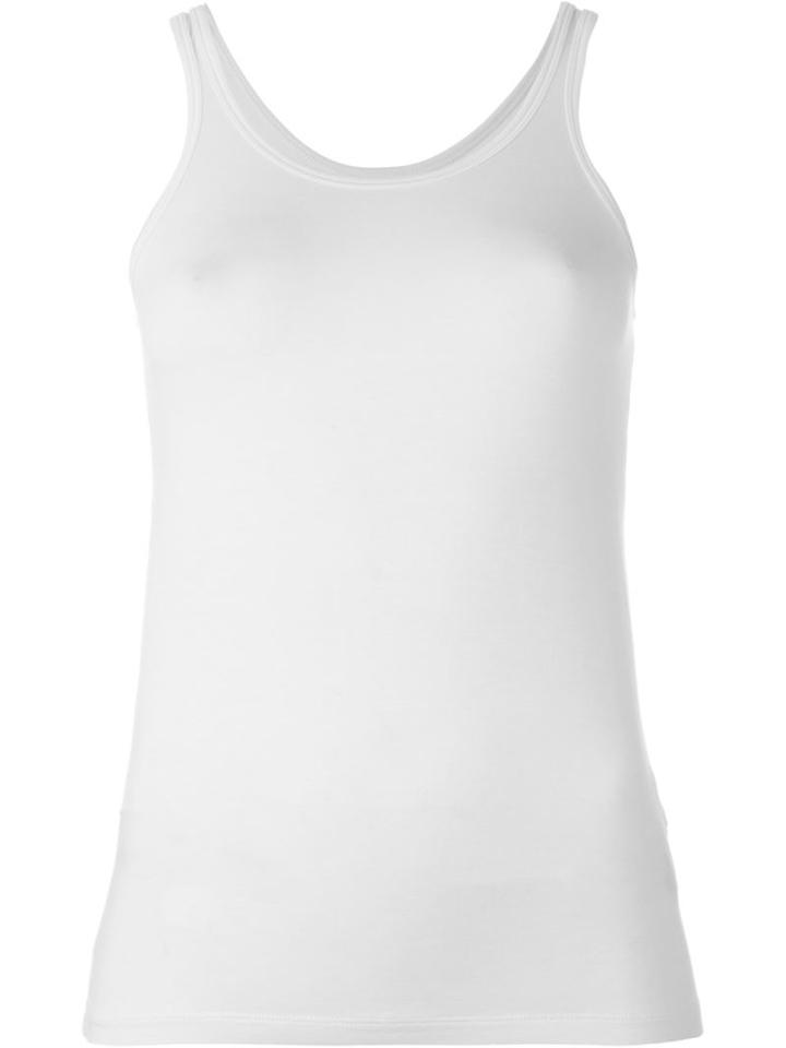 Majestic Filatures - Scoop Neck Tank Top - Women - Spandex/elastane/viscose - 2, Nude/neutrals, Spandex/elastane/viscose